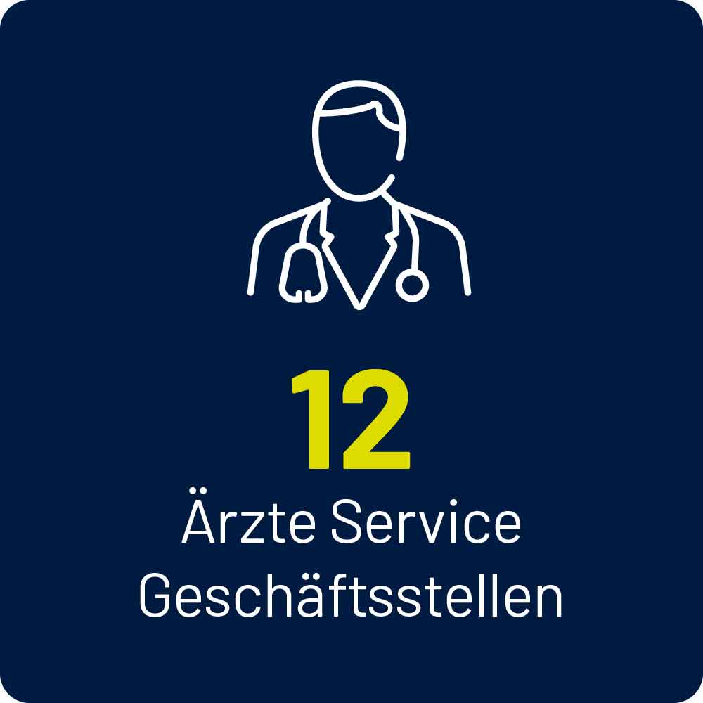 12 Ärzte Service Geschäftsstellen
